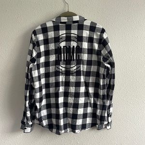 HARLEY-DAVIDSON Women’s Flannel Button Down {Size XL}